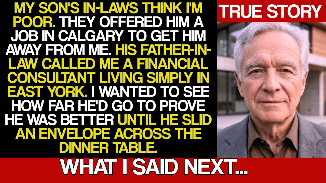 My Son's Father-in-Law Tried To Bribe Him To Move Away From Me - He Didn't Know I Own $2.3 Billion..