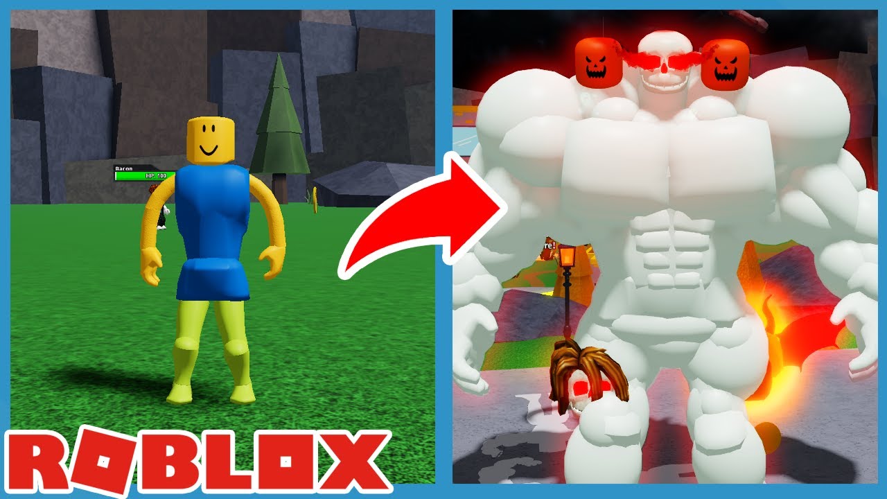 Я стал самым большим нубом в Roblox (издание на Хэллоуин)