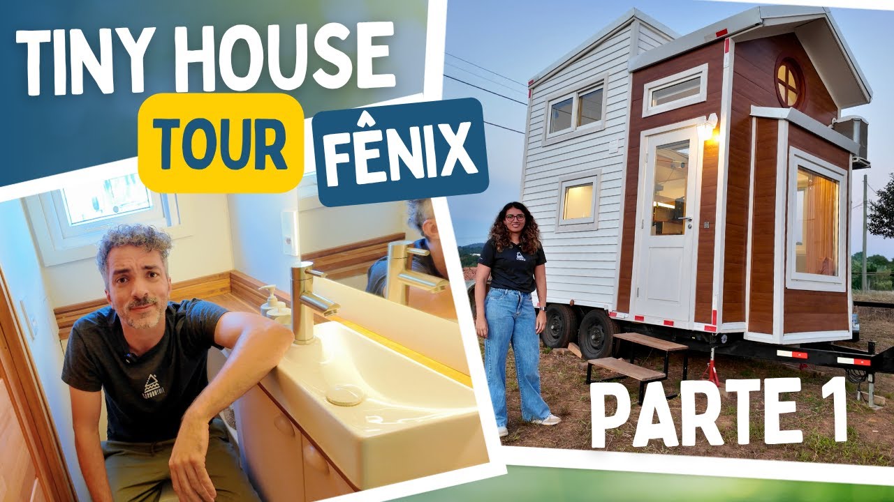 Tour Tiny House Fênix – Parte 1: Conheça os Detalhes Incríveis dessa Mini Casa Móvel Brasileira