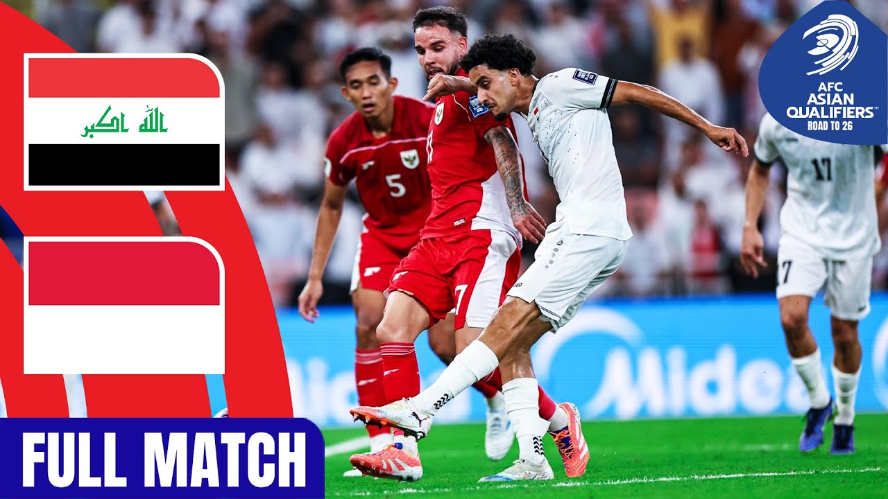 Iraq vs Indonesia | Full Match | AFC Asian Qualifiers™ - Road to 26 (Playoffs)