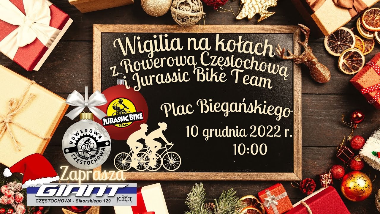 Wigilia na kołach z Rowerową Częstochową i Jurassic Bike Team (2022-12-10)