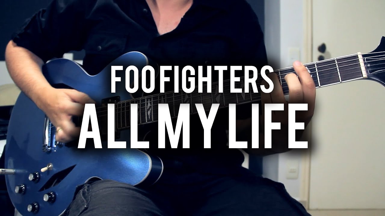 Foo Fighters - All My Life - Guitar Cover - Fender Chris Shiflett Telecaster & Gibson DG335 Replica