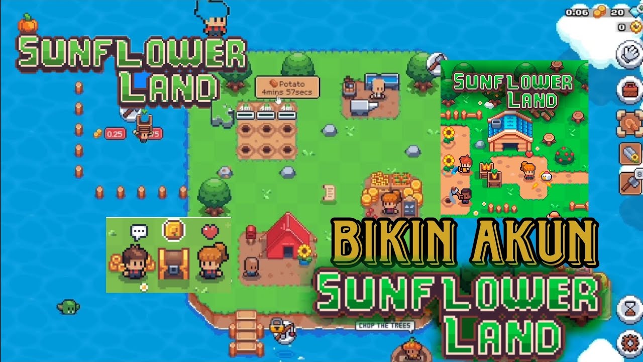 cara bikin akun SUNFLOWER LAND dan akun metamask dan update hasil koin yang aku dapetin