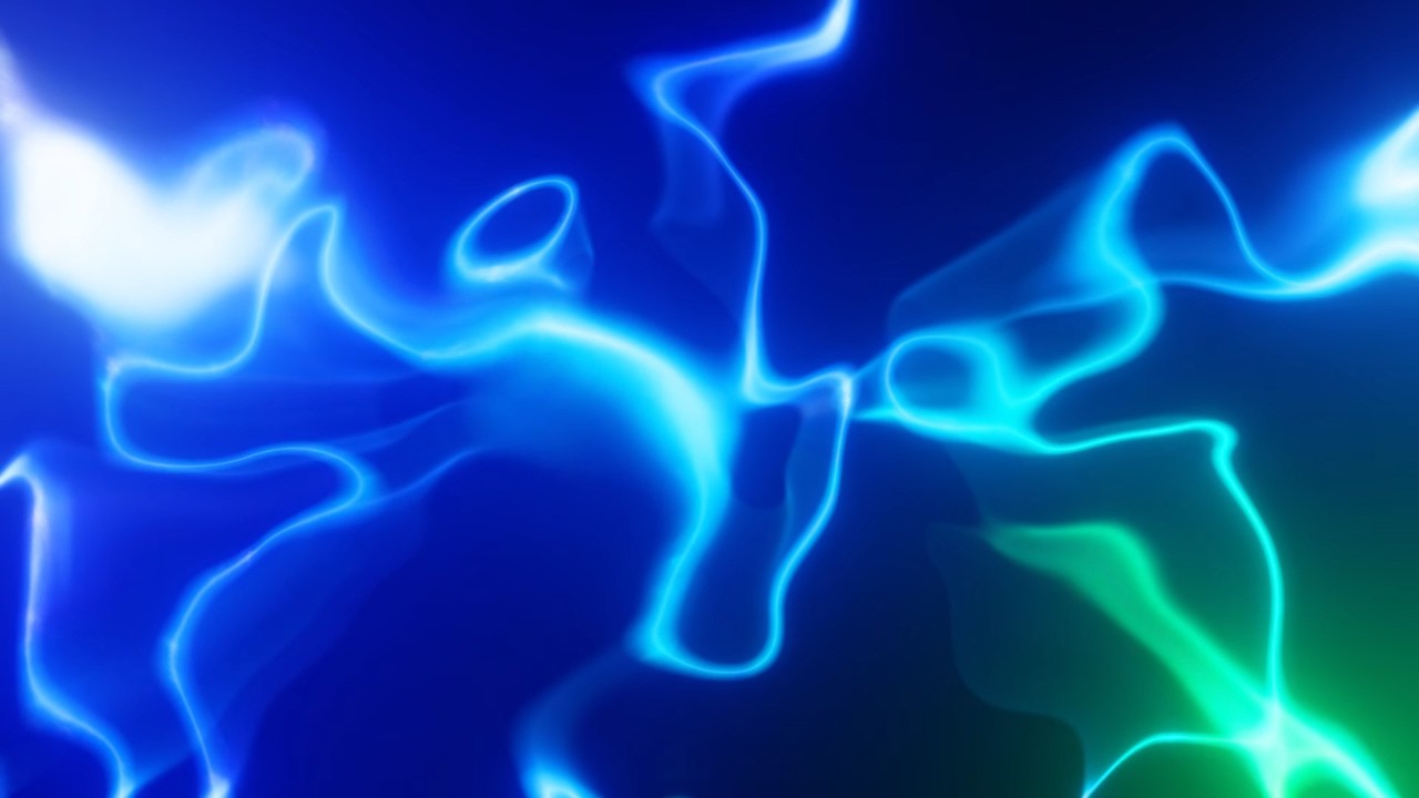 Blue Simple Glowing Line Energy Screen Background Loop | No Sound