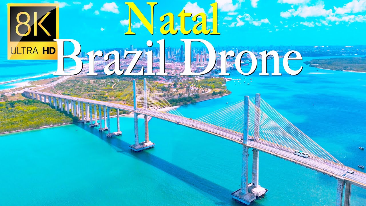 Natal, Rio Grande do Norte, Brazil in 8K UHD Drone