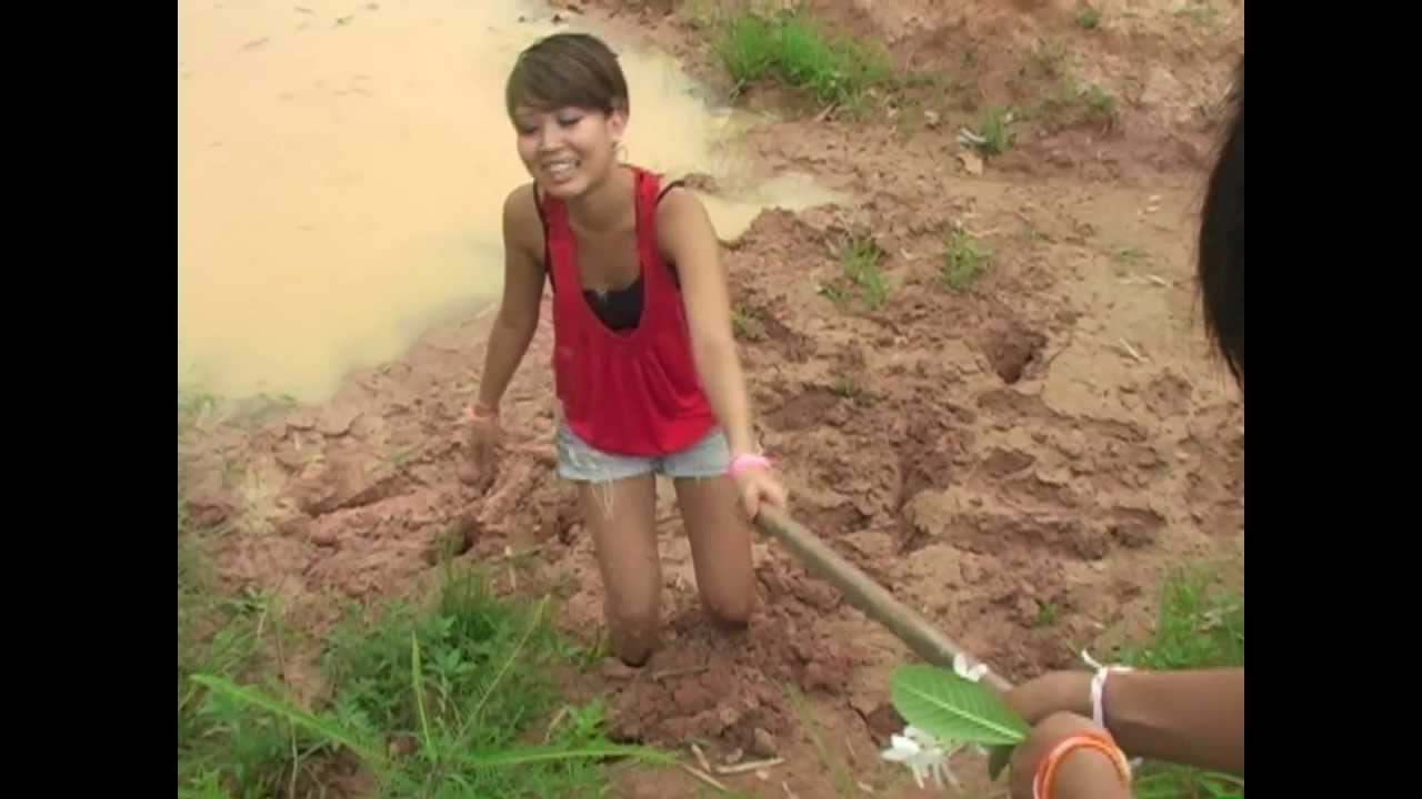 Katie Gets Stuck in the mud