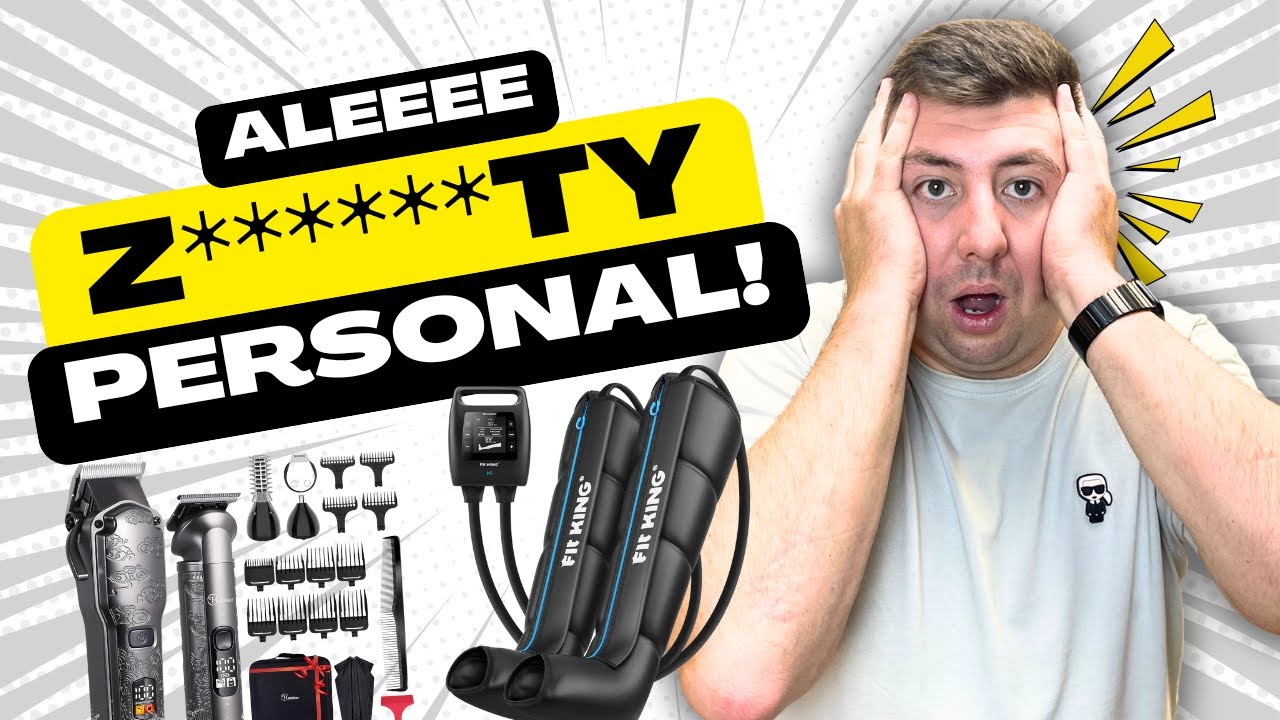 ZESTAW KOMPRESYJNY, NOWE TRYMERY I MNÓSTWO GOLAREK?! ZWROTY Z AMAZON