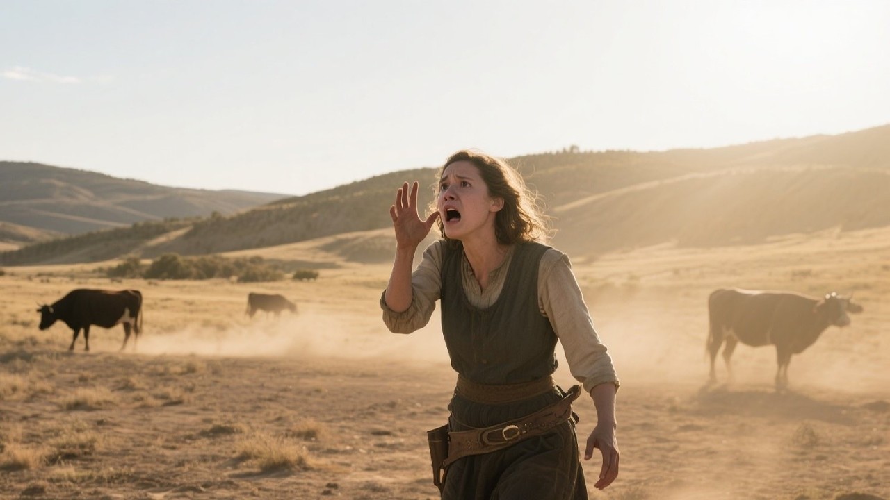 In Her Moment of Panic, She Called Out — A Cattleman Answered and Said, “You’re Safe.