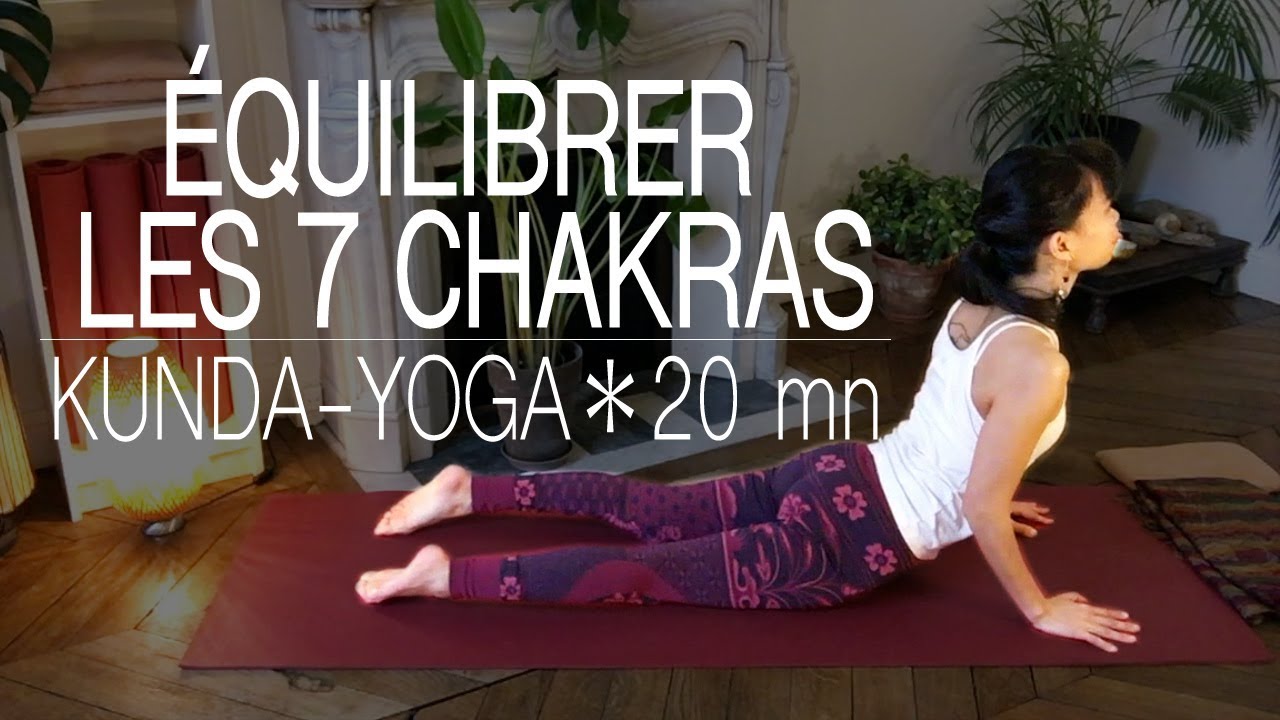 Yoga pour dynamiser et équilibrer les chakras 20 minutes 