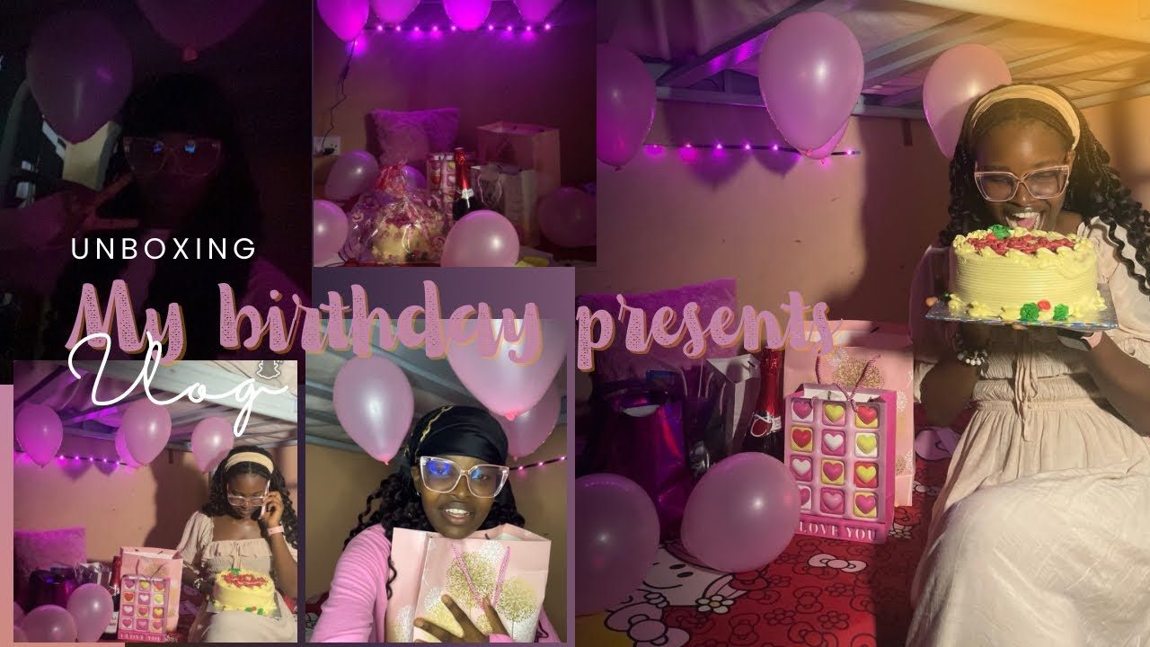Unboxing my birthday presents  🤭🌸