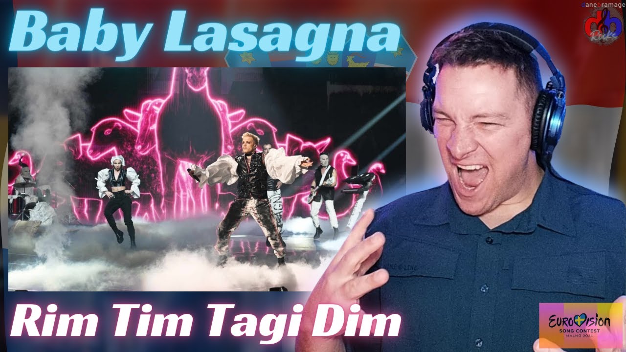 AMERICAN Reacts to Baby Lasagna - Rim Tim Tagi Dim 🇭🇷 National Performance | Croatia Eurovision 2024