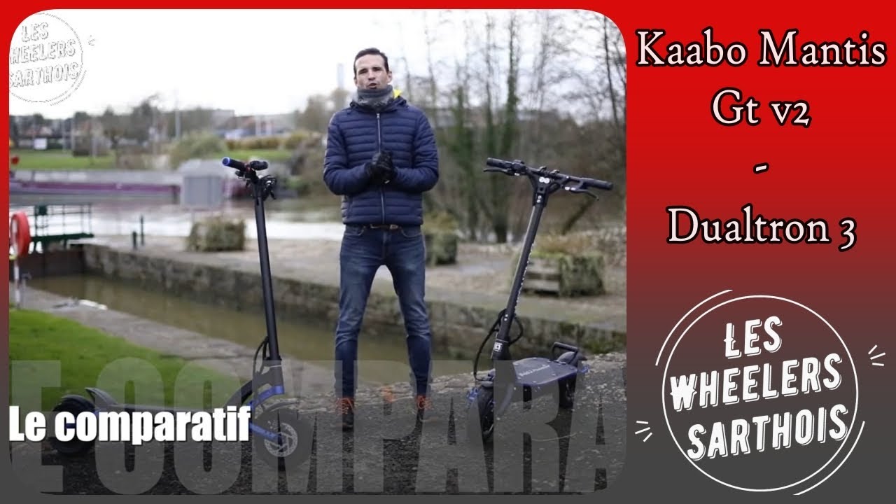 Kaabo Mantis Gt v2 vs Dualtron 3   Trottinette électrique