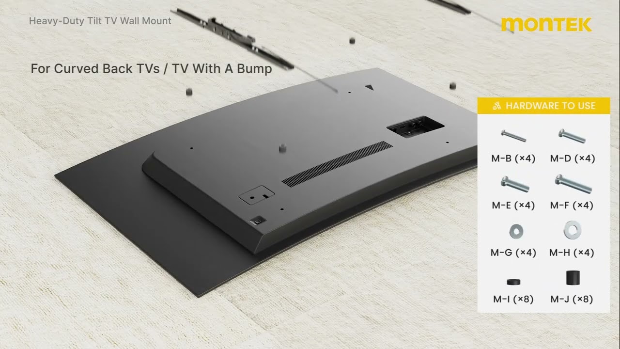 monTEK TV Wall Mount Installation Guide——TM1007W-XLT