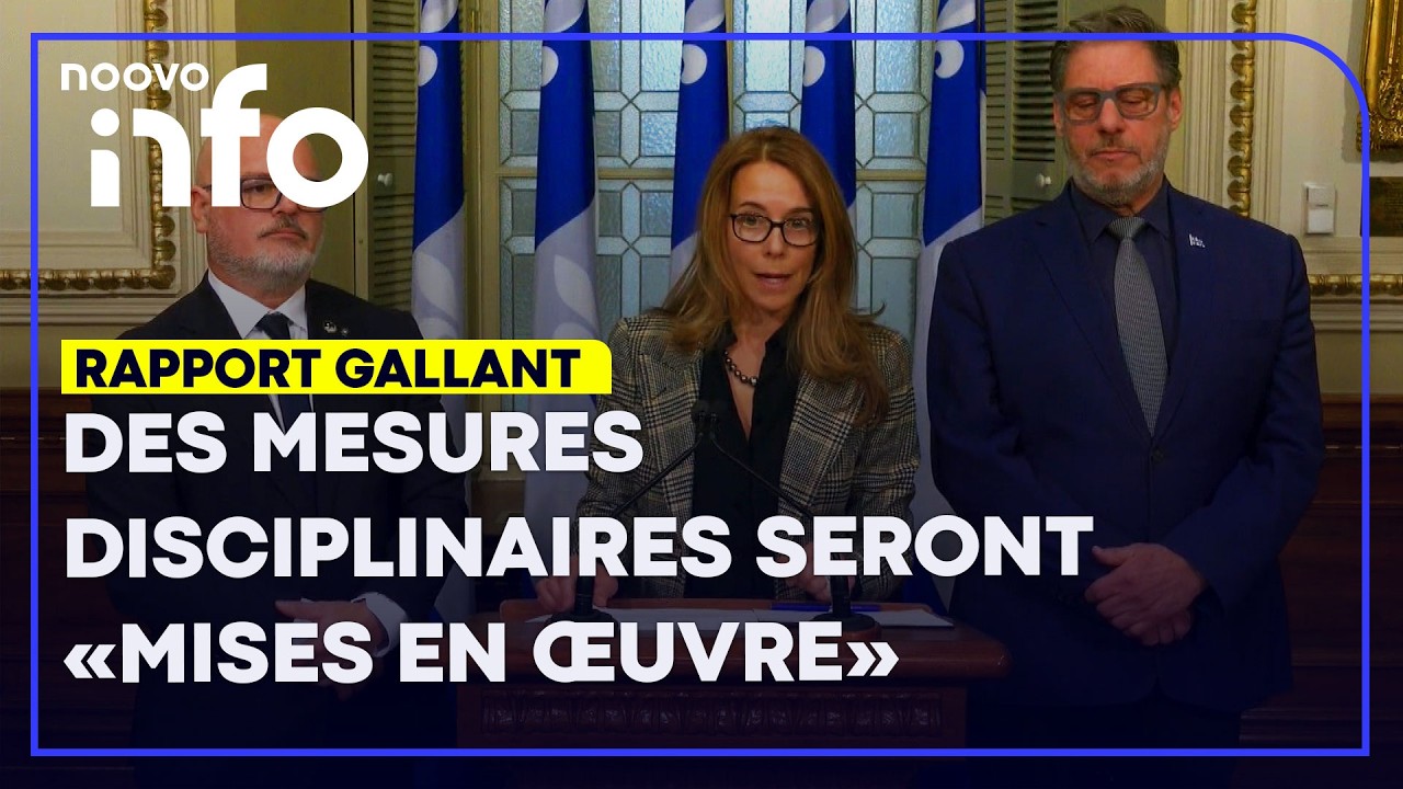 Suivi du rapport Gallant : «C’est important que les coupables soient punis»