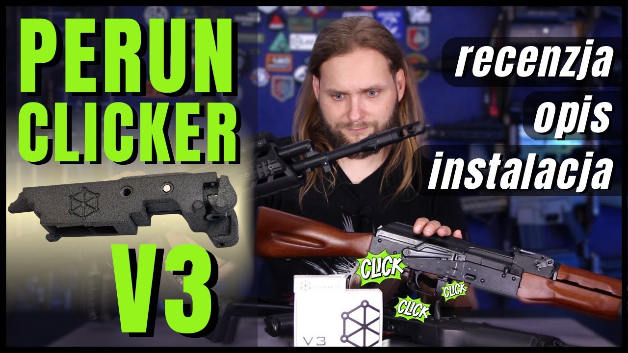 Perun Clicker V3 dla realizmu w AK i nie tylko | Recenzja - Opis - Instalacja #perunairsoft