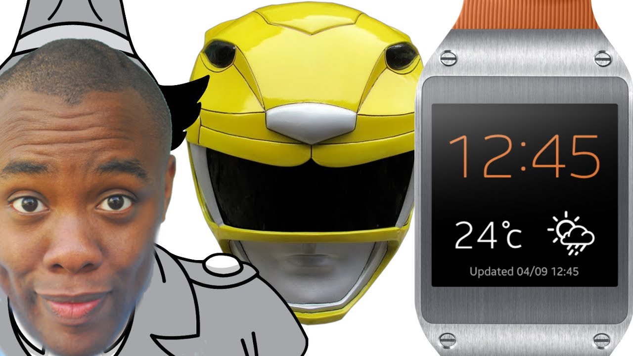 POWER RANGERS in Samsung Galaxy Gear Commercial : Black Nerd