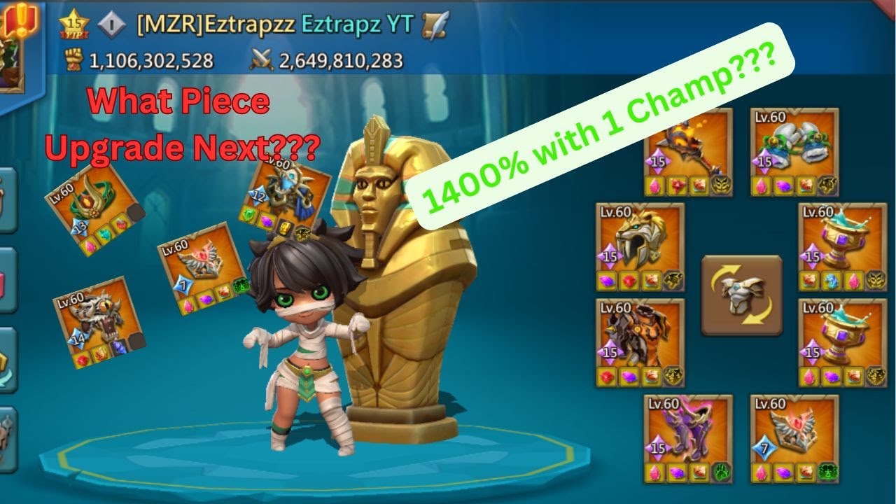 Strongest Mini Lead Restricted! Account Stats ! #lordsmobile