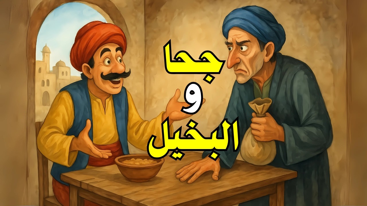 #قصة_جحا والبخيل | من طرائف ونوادر جحا | ضع السماعات واستمع، قصة مشوقة ومسلية