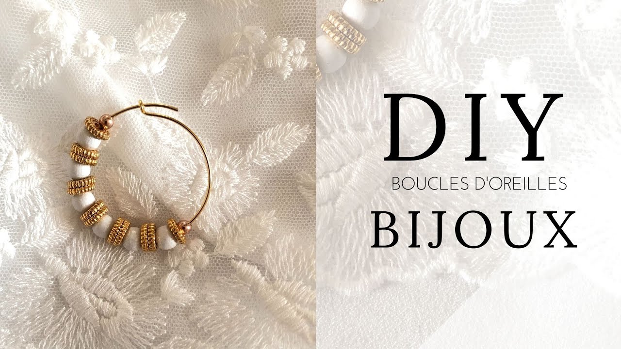 Tuto boucles d'oreilles