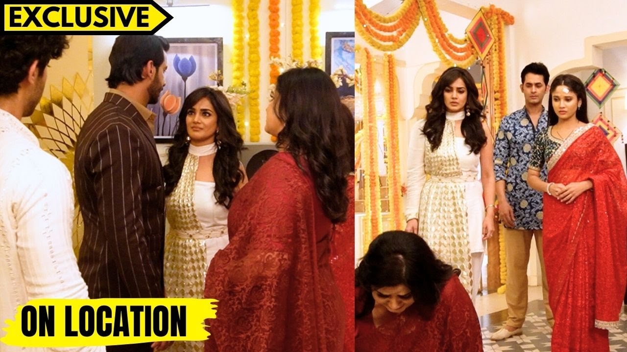 Mangal Lakshmi On Location: Karan Ne Nahi Accept Kiya Krish Ko Apna Bhai, Jiya Ne Kiya Hungama
