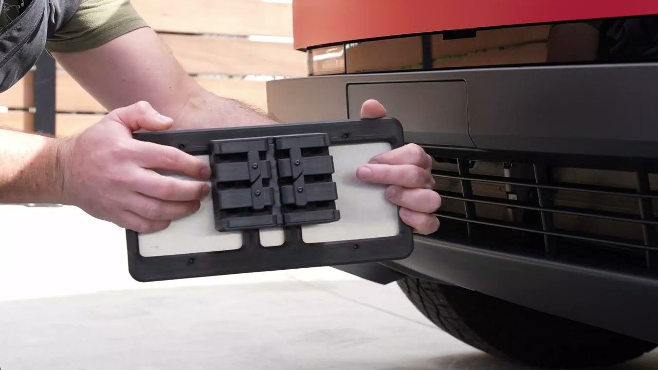 SnapPlate+ Removable Front License Plate Holder for Tesla Cybertruck - Anti-Theft Security, USA Made