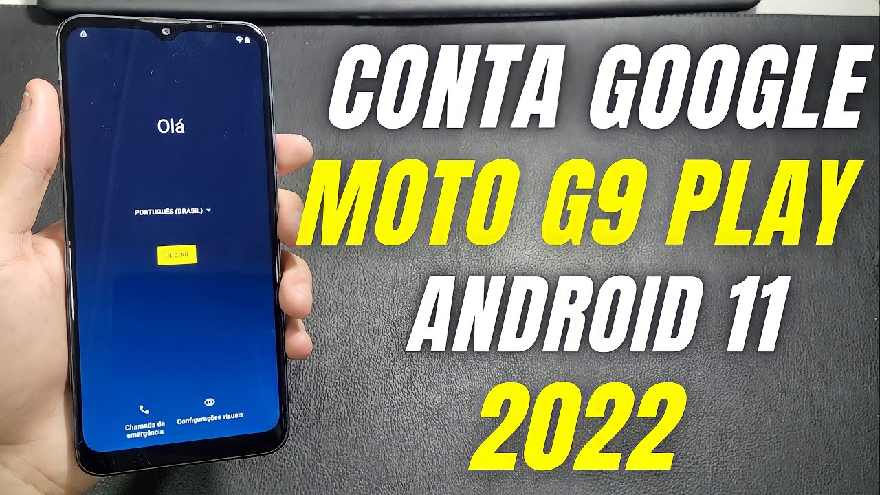 REMOVER CONTA GOOGLE MOTO G9 PLAY 2022 ATUALIZADO ANDROID 11 SEM PC E SEM BAIXAR APPS NOVO MÉTODO