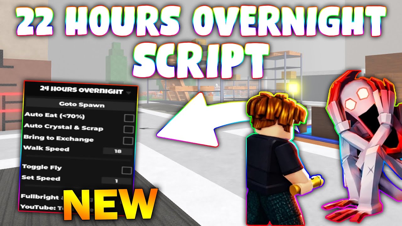 *NEW* 24 Hours Overnight Script (PASTEBIN 2026) (AUTO CRYSTAL&SCRAP , AUTO EXCHANGE , BRING FOODS )