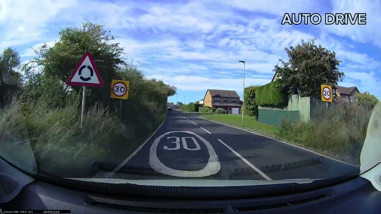 Gosforth Test Route/ Mock Driving Test Using Sat Nav