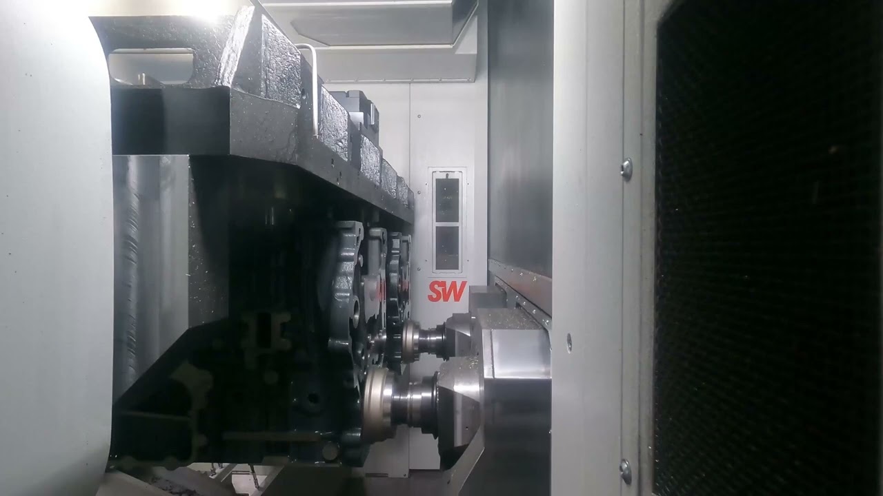BA 721space - machining of in-line six-cylinder engine blocks