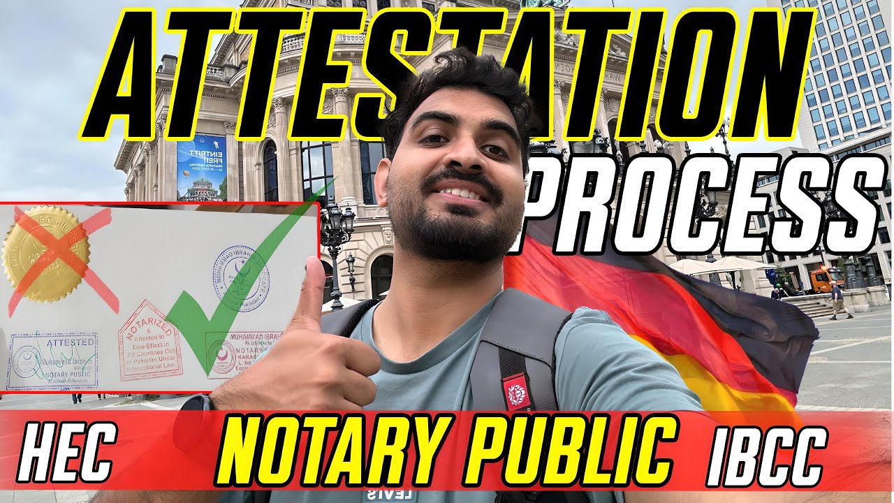 ATTESTATION & NOTARIZATION Process for Studying in GERMANY 2025 🇩🇪 | Complete Guide & Cost Breakdown