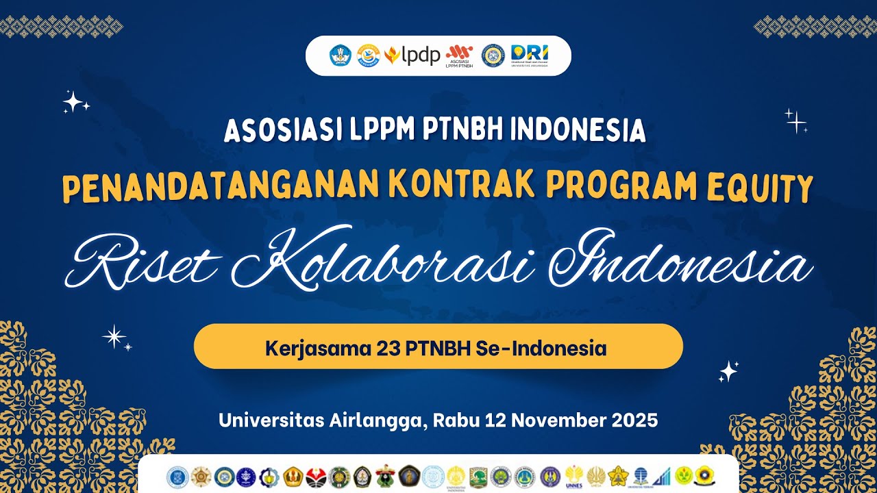 Penandatanganan Kontrak Program EQUITY RKI Tahun 2025