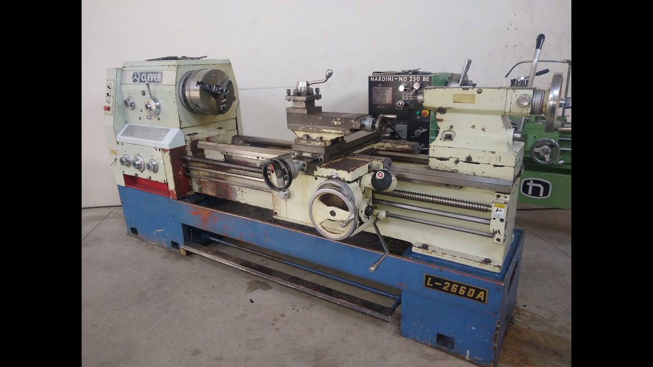 TORNO MECÂNICO CLEVER L2660A   660X1500mm   www portalmaquinas com br