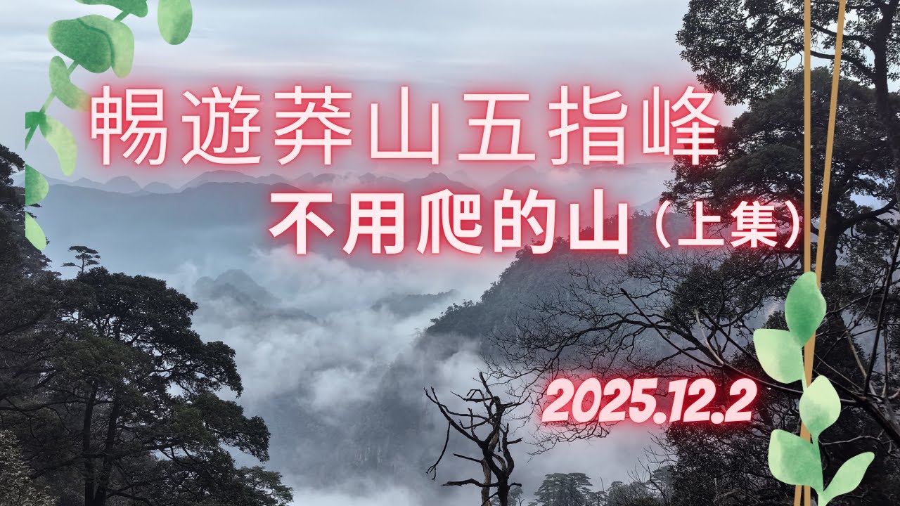 湖南莽山五指峰看雲海