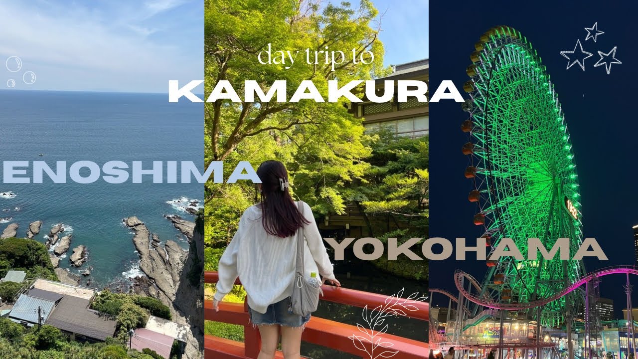 japan vlog!! pt 2🍵🌱🎐⛩️🫧| a day trip to enoshima, kamakura, and yokohama