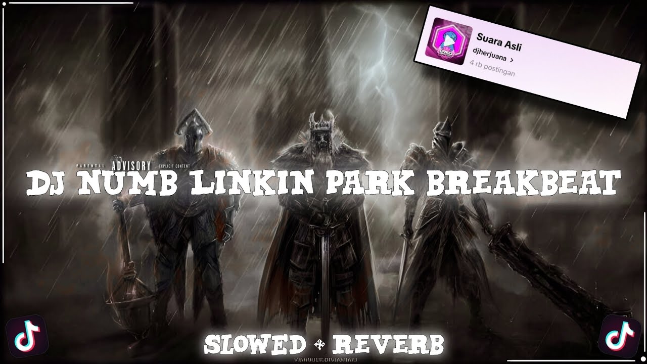 DJ NUMB LINKIN PARK BY 𝙙𝙟𝙝𝙚𝙧𝙟𝙪𝙖𝙣𝙖 || slowed & reverb bass boosted🎧
