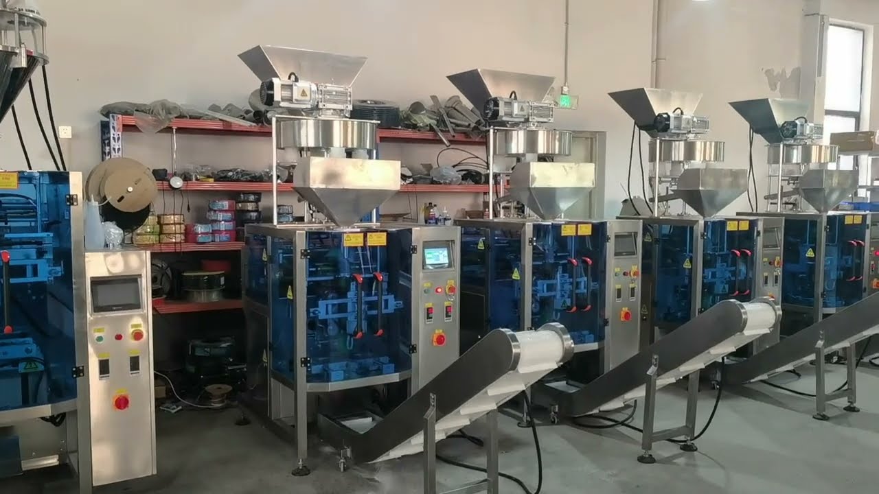 Granules packing machine VFFS for rice sugar salt etc