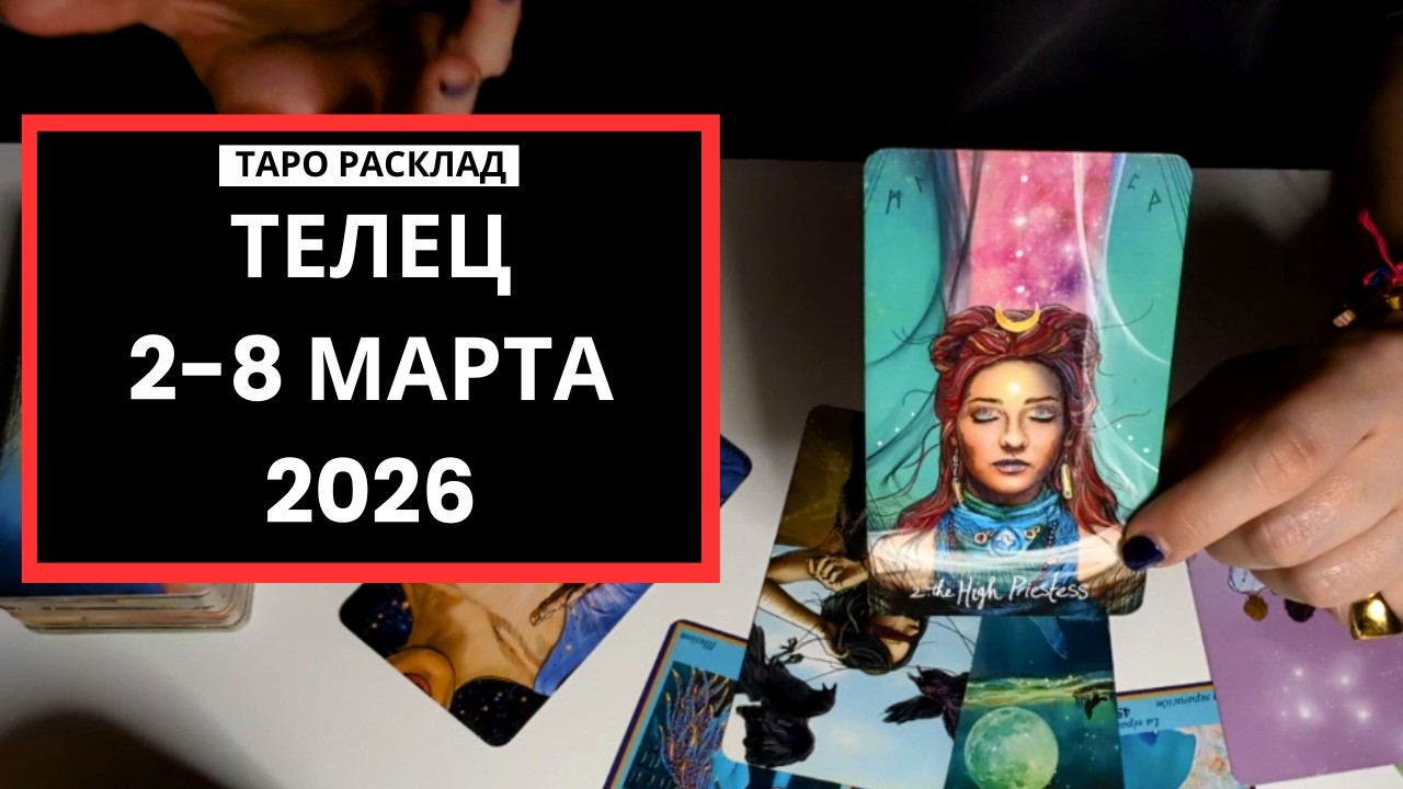 ТЕЛЕЦ - ИЗБАВЛЕНИЕ ОТ ИЛЛЮЗИЙ - 2-8 МАРТА 2026 - ТАРО РАСКЛАД