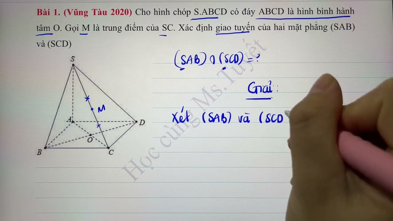 Toán 11.CĐ4. T1. Xác định Giao tuyến của 2 mặt phẳng - trích đề thi HK