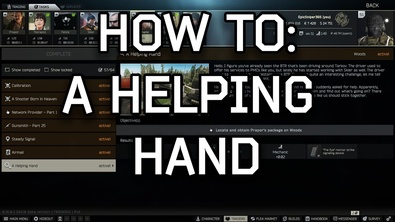 A Helping Hand and Shipping Delay Part 1: Quest Guide
