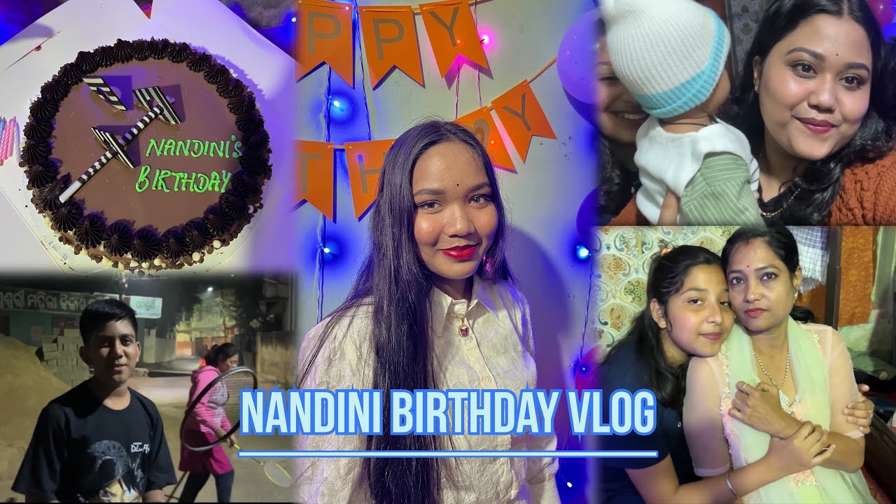 Nandini Birthday ସହ Badminton ର full ମଜା! 🎂🏸  #odiavlog #odiacontent #purivlog 