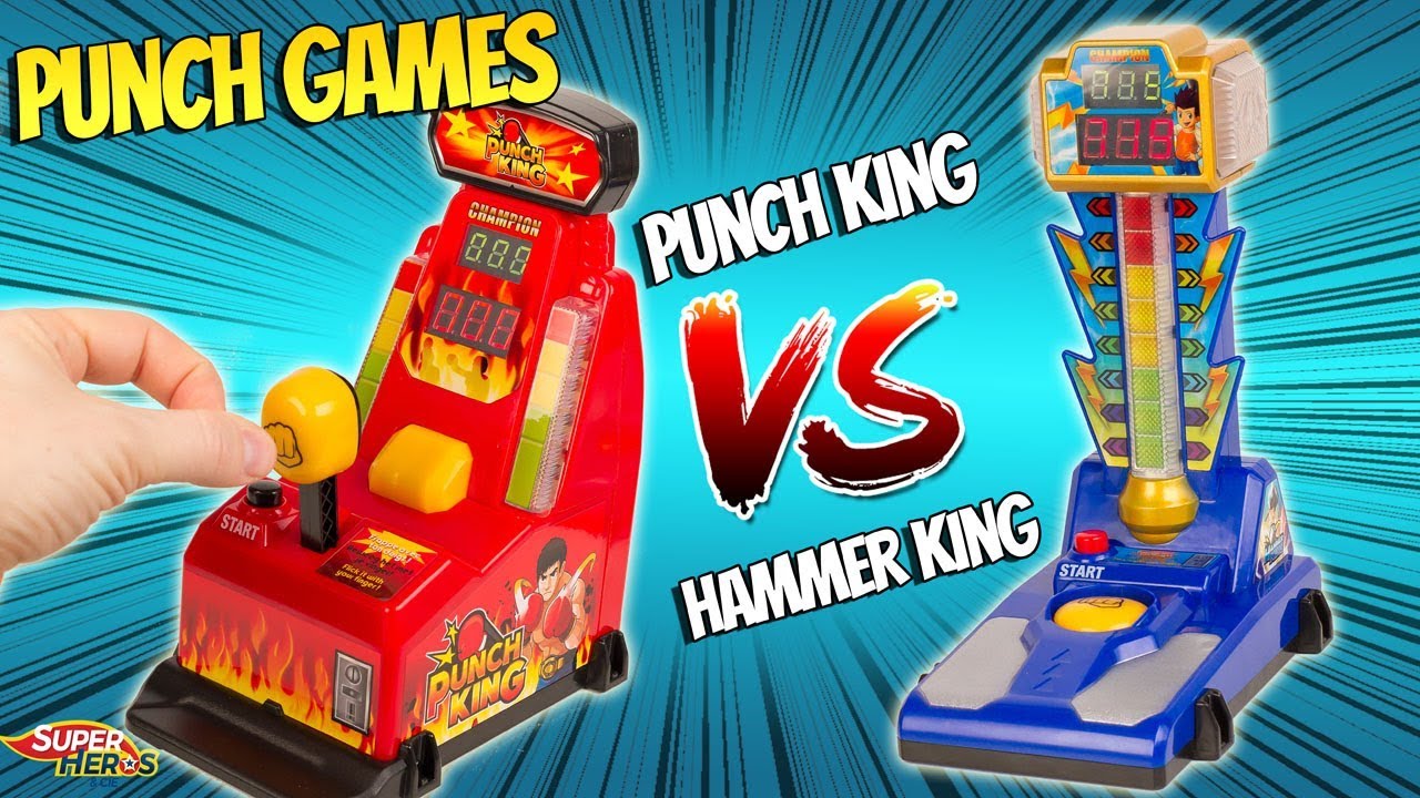 Punch Games: Je teste des mini jeux de fête foraine Hammer King Punch King Noel Giochi Preziosi