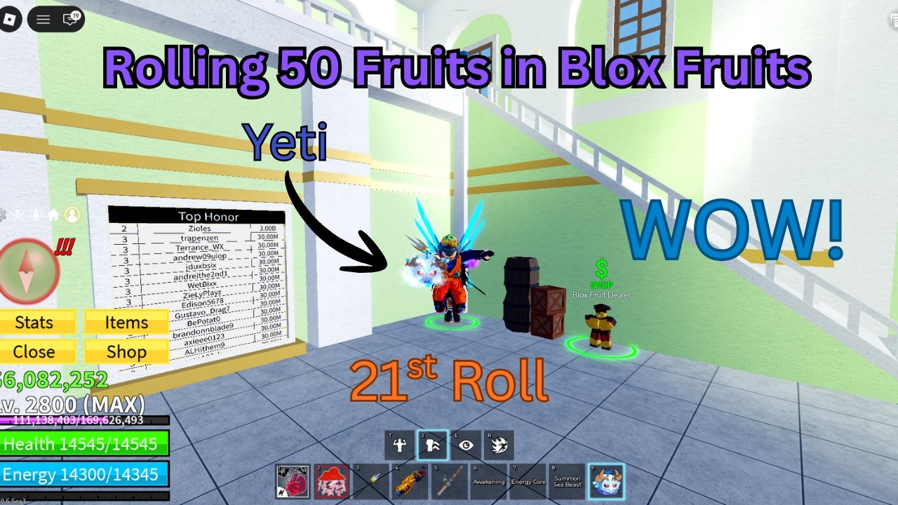 Rolling 50 Fruits in Blox Fruits and this is what I got.........It's Crazy🔥