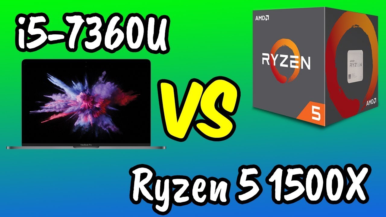 💥i5-7360U vs Ryzen 5 1500X 🔥Benchmarks Test! 🎮 [4K]
