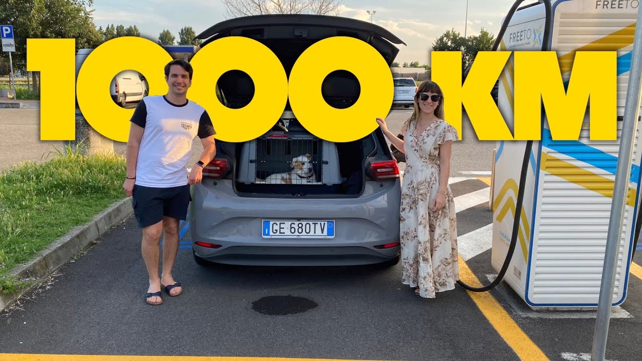 1000 km con una Volkswagen ELETTRICA | Una BOMBA la ID.3