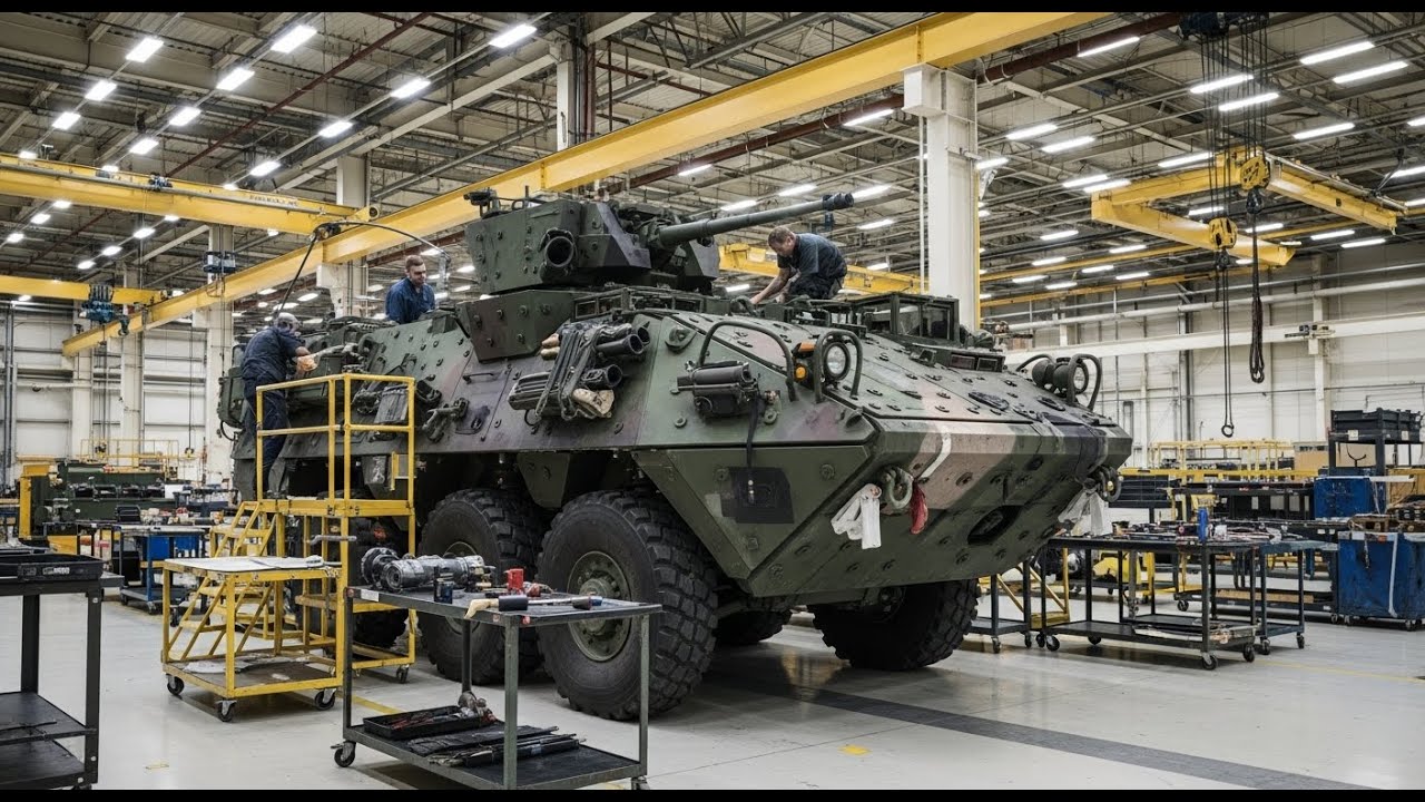 Inside the Stryker ICV Factory – How America Builds Its Most Versatile Infantry Combat Vehicle