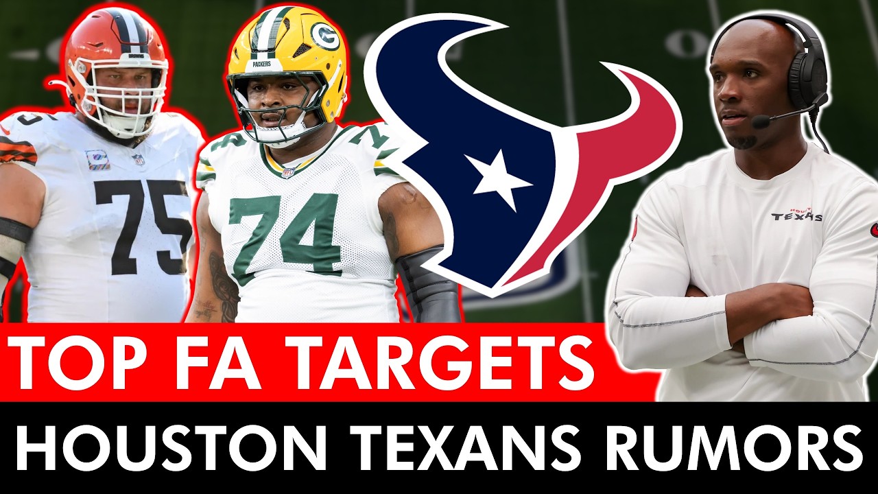 Houston Texans Free Agency Rumors After Day 1 Of NFL Free Agency | Top Texans FA Targets
