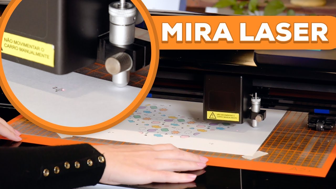 Como fazer um Corte de Contorno ou Print e Cut com Mira Laser no Flexi?