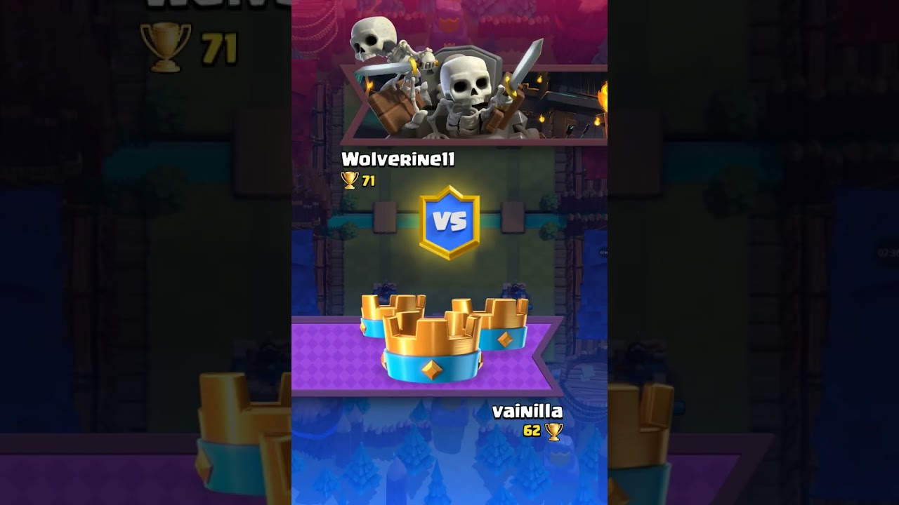 Jugando Clash Royale tratando de legar al maximo de copas día 1👑🏆
