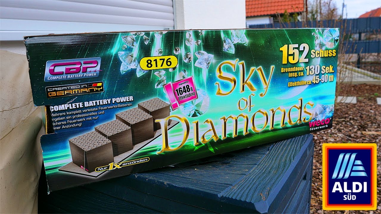 Weco Sky of Diamonds Verbund | 69,99€ Aldi Feuerwerk Verbund/Batterie