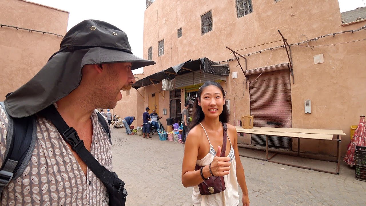Exploring Moroccon Medina With Korean Gyal 🇲🇦